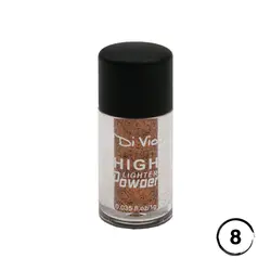 سایه گلیتر و هایلایتر پودری ویو Vio High lghter powder