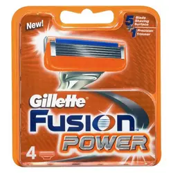 تیغ یدک 4 عددی ژیلت مدل Fusion Power  Gillette Fusion Power Blades Pack Of 4