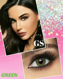لنز رنگی روزانه فرشلوک رنگ سبز Freshlook contact lenses green