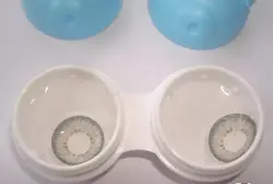 لنز رنگی روزانه فرشلوک رنگ طوسی Freshlook contact lenses Grey