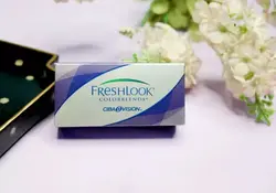 لنز رنگی روزانه فرشلوک رنگ طوسی Freshlook contact lenses Grey