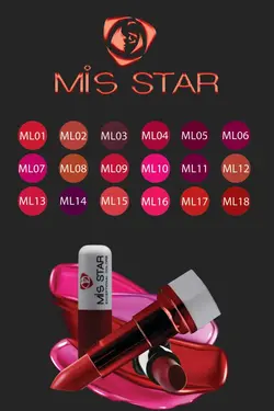 رژ لب های جامد میس استار   Mis Star Lip Stick