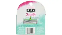 تیغ یدک 4 لبه شیک حاوی 6 عدد یدک در بستهschick Quattro sensitive