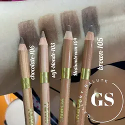 مداد ابرو پودری یورن در چهار رنگ Yorn Natural Brow Powder Eyebrow Pencil