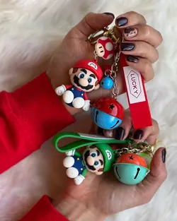 آویز و جاکلیدی سوپر ماریو قارچ خور