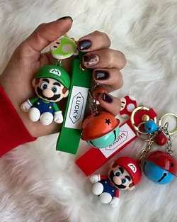 آویز و جاکلیدی سوپر ماریو قارچ خور