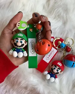 آویز و جاکلیدی سوپر ماریو قارچ خور