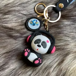 آویز و جا کلیدی پاندا هدفون دار