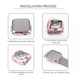 گارد اپل واچ الکترو پلیتینگ ژله ای براق