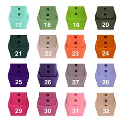 بند اپل واچ سیلیکونی رنگ ها