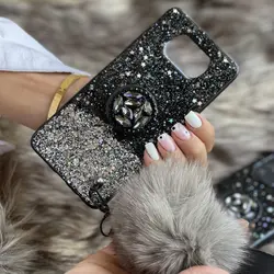 قاب موبایل سامسونگ پام پام مشکی + پام پام + پاپ سوکت رایگان