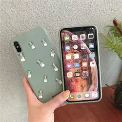 قاب موبایل آیفون کاکتوس سبز