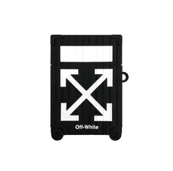 کاور ایرپاد آف وایت سیلیکونی چمدونی + بند ست