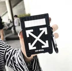 کاور ایرپاد آف وایت سیلیکونی چمدونی + بند ست