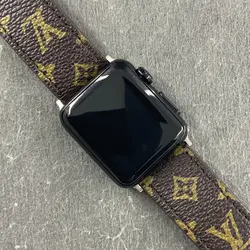 بند اپل واچ لویی ویتون چرمی