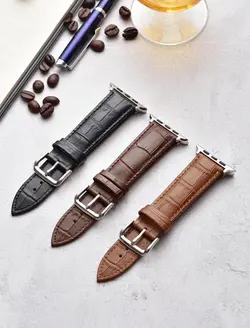 بند اپل واچ چرم کروکودیل