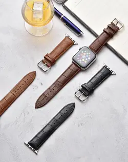 بند اپل واچ چرم کروکودیل