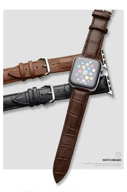بند اپل واچ چرم کروکودیل