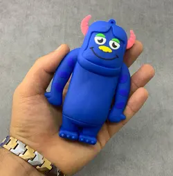 پاوربانک سالیوان آبی سیلیکونی