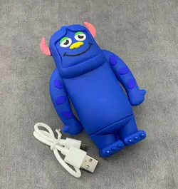 پاوربانک سالیوان آبی سیلیکونی