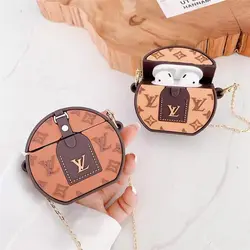 کاور ایرپاد لویی ویتون گرد + زنجیر ست