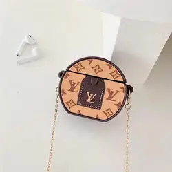 کاور ایرپاد لویی ویتون گرد + زنجیر ست