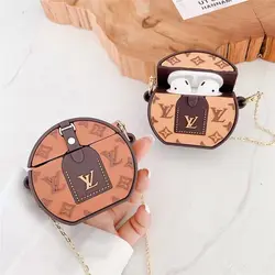 کاور ایرپاد لویی ویتون گرد + زنجیر ست