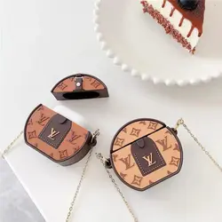 کاور ایرپاد لویی ویتون گرد + زنجیر ست