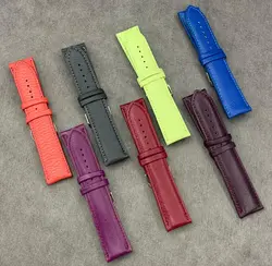 بند اپل واچ چرم مصنوعی رنگی ساده