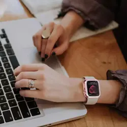 گارد اپل واچ دو ردیف نگین دیاموند جنس هارد