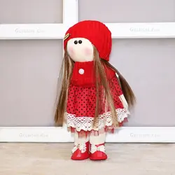 عروسک روسی Diana + گل رز هلندی