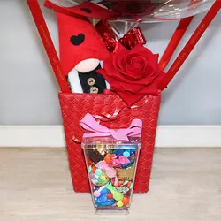 باکس بوبو بالون عروسک و شکلات