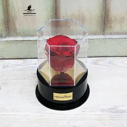 جعبه گل رز جاودان مدل Hexagon