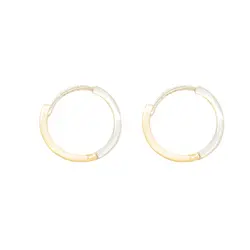 گوشواره طلا طرح حلقه ای F0022