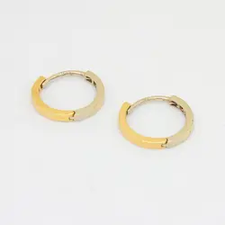 گوشواره طلا طرح حلقه ای F0022