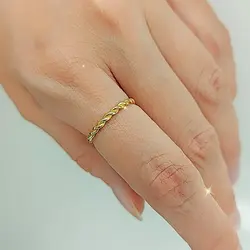 انگشتر طلا مدل طنابی J0038