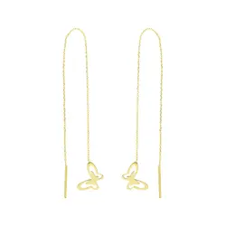 گوشواره بخیه ای طرح پروانه GE008