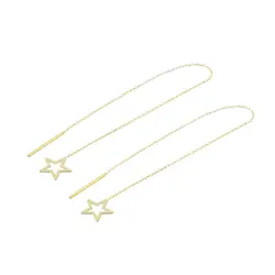 گوشواره بخیه ای طرح ستاره GE006