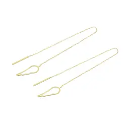 گوشواره بخیه ای طرح پر GE004