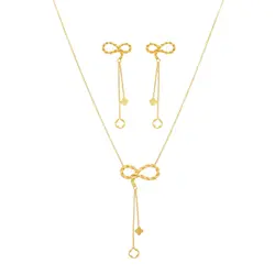 نیمست طلا طرح پاپیون C0030