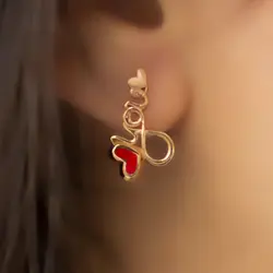 ست طلا طرح عشق C0021