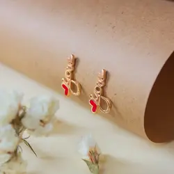 ست طلا طرح عشق C0021