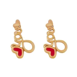 ست طلا طرح عشق C0021