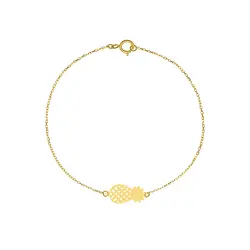 پابند طلا طرح آناناس GAN079