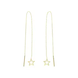 گوشواره بخیه ای طرح ستاره GE006