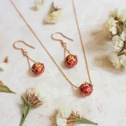 نیمست طلا طرح انار C0024