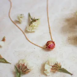 نیمست طلا طرح انار C0024