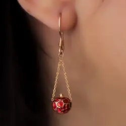 نیمست طلا طرح انار C0024