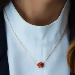 نیمست طلا طرح انار C0024