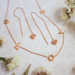 نیمست طلا طرح عشق C0026